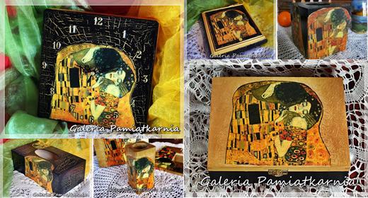 Motyw Gustaw Klimt decoupage Galeria Pamitkarnia